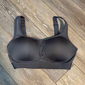 Charcoal Sports Bra with Adjustable Straps